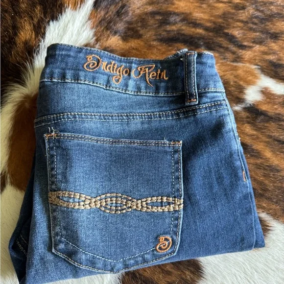 Indigo Rein Skinny Jeans Women’s Size 9 Stretch Denim - Picture 2 of 9